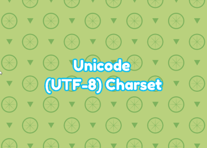 utf8 charset